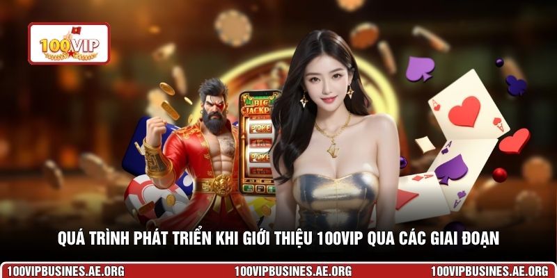 Quá trình phát triển khi giới thiệu 100VIP qua các giai đoạn
